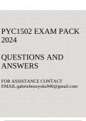 PYC1502 Exam pack 2024&lpar;Psychology in Society&rpar;