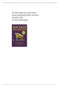 Sociale Psychologie Aronson 10e editie&comma; 55 oefenvragen en antwoorden hele boek