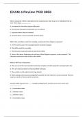 EXAM 4 Review PCB 3063 2024&sol;2025 with 100&percnt; correct answers