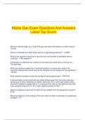 Maine Gas Exam Questions And Answers Latest Top Score&period;