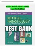 Test Bank For Medical Parasitology 7th Edition Leventhal &lpar;All Chapters&comma; 100&percnt; Original Verified&comma; A&plus; Grade&rpar;