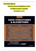 Solution Manual For Data Structures and Algorithms in Java&comma; 6th Edition by Goodrich&comma; Tamassia & Goldwasser&comma; All 1-15 Chapters Covered &comma;Latest Edition&comma; ISBN&colon;9781118771334&comma;