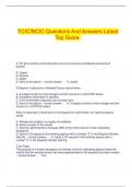 &lpar;TCIC&sol;NCIC&rpar; TCIC&sol;TLETS Mobile Access With CCH Recertification bundled exam updated 2024&sol;25&period;
