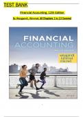 Test Bank for Financial Accounting&comma; 12th Edition By Weygandt&comma; Kimmel and Mitchell All 1-13 Chapters Covered &comma;Latest Edition&comma; ISBN&colon;9781119874386