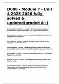D080 - Module 7 - Unit 4 2025-2026 fully solved & updated&lpar;graded A&plus;&rpar;&period;