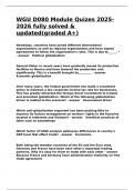 WGU D080 Module Quizes 2025-2026 fully solved & updated&lpar;graded A&plus;&rpar;&period;