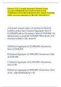 Pearson VUE&colon; Casualty Insurance Practice Exam&vert; newest&vert;COMPREHENSIVE QUESTIONS AND VERIFIED ANSWERS &vert;FREQUENTLY MOST TESTED&vert; &lpar;100&percnt; accurate solutions&rpar;&vert;ALREADY GRADED A&plus;