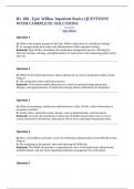 Rx 100 - Epic Willow Inpatient Basics QUESTIONS WITH COMPLETE SOLUTIONS