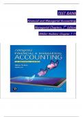 TEST BANK For Financial and Managerial Accounting&colon; Managerial Chapters&comma; 7th Edition &lpar;Miller-Nobles&rpar;Verified Chapters 1 - 11&comma; Complete Newest Version