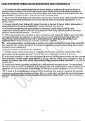 HESI MATERNITY-PEDS EXAM QUESTIONS AND ANSWERS -1
