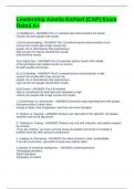 Leadership Amelia Earhart &lpar;CAP&rpar; Exam Rated A&plus;