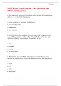 NATE Exam&colon; Core Essentials &vert; 100&plus; Questions with 100&percnt; Correct Answers