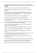 MATERNITY AND PEDIATRICS EXAM -15 STUDY GUIDE EXAM FULLY SOLVED&period;
