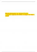  TEST BANK FOR Pharmacotherapeutics for Advanced Practice- A Practical Approach 5th Edition Arcangelo  LATEST&comma;