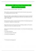 EPA Section 608 Core Exam Questions with  100&percnt; Verified Answers
