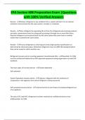 EPA Section 608 Preparation Exam &vert;Questions  with 100&percnt; Verified Answers