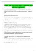FISDAP Operations-EMT Exam &vert;Questions with  100&percnt; Correct Answers
