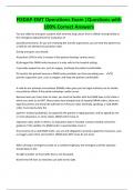 FISDAP-EMT Operations Exam &vert;Questions with  100&percnt; Correct Answers
