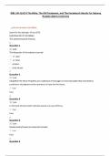 BIBL 104 QUIZ 4 The Bible&comma; The Old Testament&comma; and The Pentateuch Results for Naiomy Rosado Liberty University