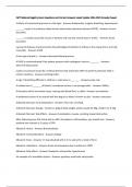EMT National Registry Exam Questions and Correct Answers Latest Update 2024-2025 Already Passed 
