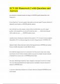 ECN 101 Homework 2 with Questions and Answers