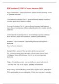 RICA subtest 2 &vert; 100&percnt; Correct Answers 2024