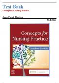 Test Bank for Concepts for Nursing Practice 4th Edition by Jean Foret Giddens&vert; 9780323809825&vert;All Chapters 1-57&vert; LATEST