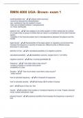 2025 RMIN 4000 UGA- Brown- exam 1 Questions and Answers 100&percnt; Verified