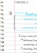 CH&period; 1 Notes - Human Anatomy and Physiology 
