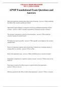 APMP Foundational Exam Questions and Answers