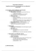 samenvatting cognitieve dissonantie - psychologie