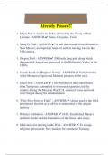 The Marketing Revolution Exam Complete Questions and Answers Already Passed&excl;&excl;