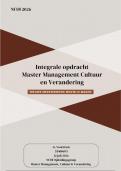 NCOI Integrale opdracht Master Management Cultuur Verandering 2026 - &OpenCurlyQuote;Nieuwe medewerkers wegwijs maken&rsquo;