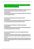 USA Weightlifting Exam Questions With 100&percnt; Correct Answers 2024
