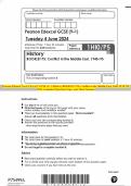 Pearson Edexcel Level 1&sol;Level 2 GCSE &lpar;9&ndash;1&rpar; History BOOKLET P5&colon; Conflict in the Middle East&comma; 1945&ndash;95 JUNE 2024 Combined Question Paper and Mark Scheme