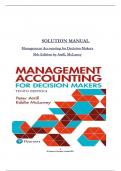 Solution Manual for Management Accounting for Decision Makers 10th Edition by Peter Atrill&comma; Eddie McLaney All Chapters 1 to 12 complete Verified editon ISBN&colon;9781292349459