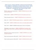 WSET LEVEL 2 WINE CERTIFICATION EXAM QUESTIONS  AND CORRECT ANSWERS &vert;ACCURATE REAL EXAM WITH  FREQUENTLY TESTED QUESTIONS AND RATIONALE &vert;ALREADY A GRADED &vert;GUARANTEED PASS&vert;LATEST  UPDATE 2024&sol;2025