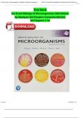 Test Bank Brock Biology of Microorganisms 16th Edition Madigan Questions & Answers with rationales &vert;Verified newest edition 2024&vert;2025 A&plus;