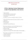 CWEA Collections System Maintenance Grade 3 Exam Questions And Answers