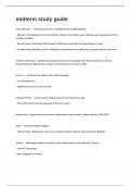 midterm study guide