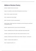 Midterm Review Poetry 2024&sol;2025