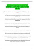 ABYC Diesel Exam Practice COMPLETE QUESTIONS & SOLUTIONS&vert;&vert; 2024 LATEST UPDATE&excl;