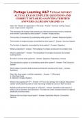 Portage Learning A&P 1 EXAM NEWEST ACTUAL EXAM COMPLETE QUESTIONS AND CORRECT DETAILED ANSWERS &lpar;VERIFIED ANSWERS&rpar; &vert;ALREADY GRADED A&plus;