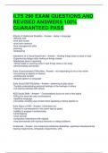 ILTS 290 EXAM QUESTIONS AND REVISED ANSWERS 100&percnt; GUARANTEED PASS
