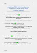 ELIMINATION NURS 1200 EXAM QUESTIONS AND ANSWERS UPDATED &lpar;2024&sol;2025&rpar; &lpar;VERIFIED ANSWERS&rpar;