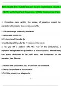 NYS State EMT Certification Exam Questions &lpar;2024 &sol; 2025&rpar; with Verified Answers&comma; 100&percnt; Guarantee Pass Score