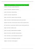 Pellet B Vocabulary Answered And Graded