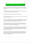 Packrat Exam 2024&sol;2025