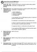 Santa Clara County EMS Exam Solved 100&percnt; Correct&excl;&excl; LATEST UPDATE