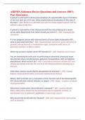 ARDMS Abdomen Davies Questions and Answers 100&percnt; Pass Quarantee&period; 
